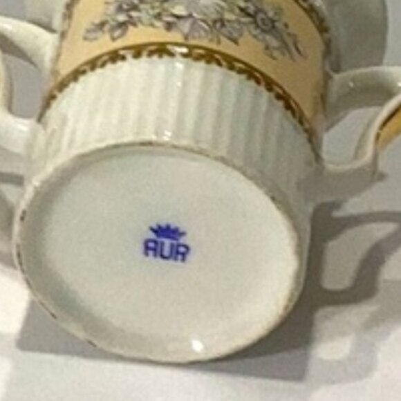 Vintage Pair Aurora Ceramiche Collectible Fine Porcelain Covered Urn Small Italy - Picture 5 of 6